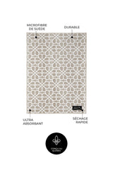 Linge à vitres et miroirs Les Incontournables - Beige (lot de 2) - Linge à vitres et miroirs Les Incontournables - Beige (lot de 2) - Solem