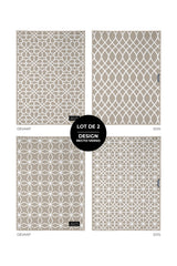 Linge à vitres et miroirs Les Incontournables - Beige (lot de 2) - Linge à vitres et miroirs Les Incontournables - Beige (lot de 2) - Solem