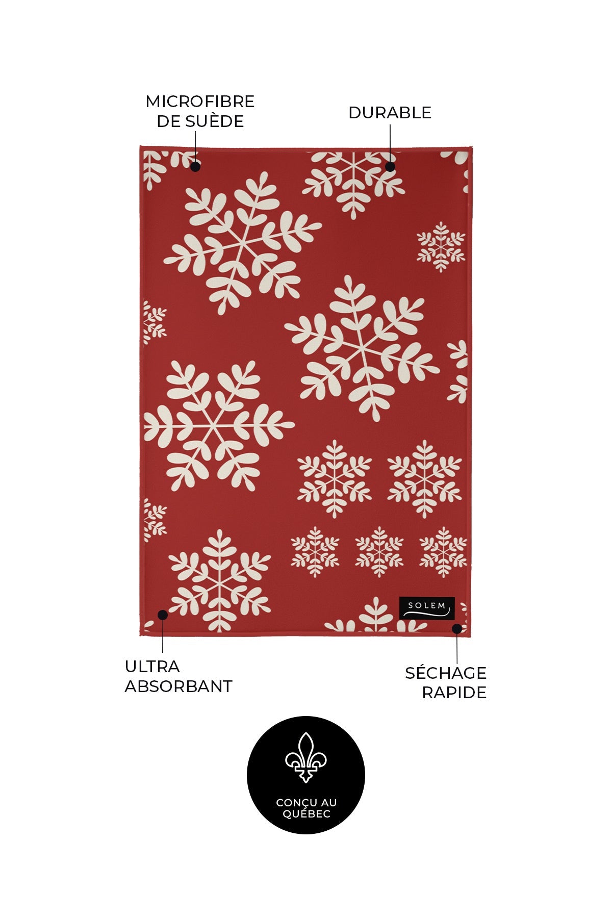 Linges à vaisselle Douceur d'Hiver - Édition limitée 2025 (lot de 2) - Linges à vaisselle Douceur d'Hiver - Édition limitée 2025 (lot de 2) - Solem