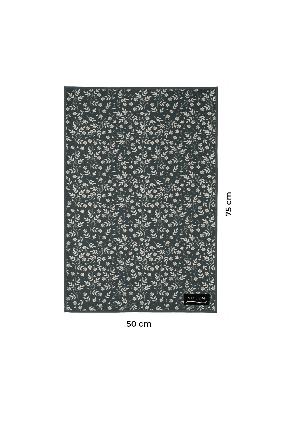Linges à vaisselle Fleurs de velours (lot de 2) - Linges à vaisselle Fleurs de velours (lot de 2) - Solem
