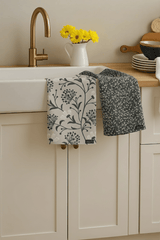 Linges à vaisselle Fleurs de velours (lot de 2) - Linges à vaisselle Fleurs de velours (lot de 2) - Solem