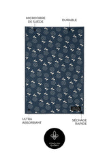 Linges à vaisselle Nature Indigo (lot de 2) - Linges à vaisselle Nature Indigo (lot de 2) - Solem