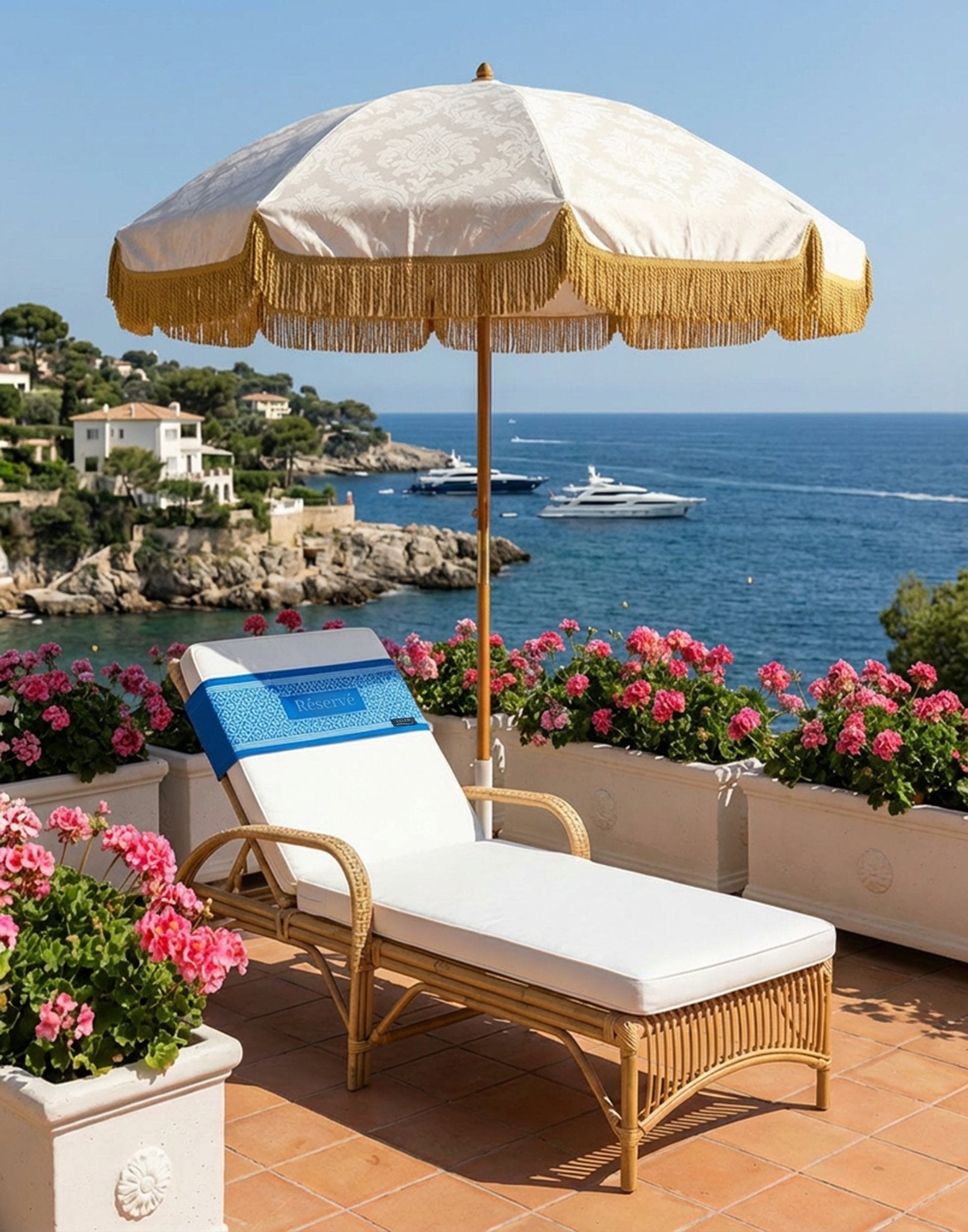 Précommande - Bandeau de chaise Méditerranée - Précommande - Bandeau de chaise Méditerranée - Solem