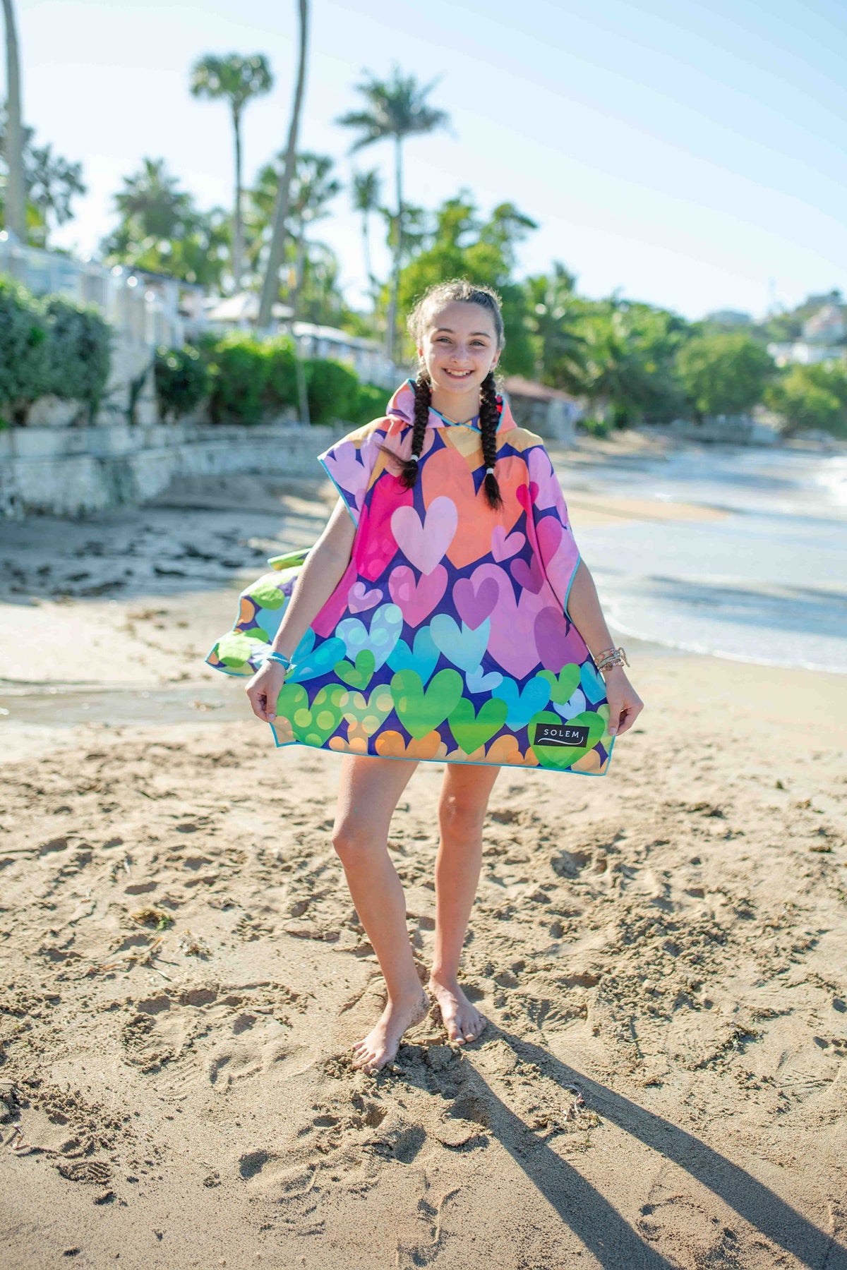 Précommande - Poncho enfant - Joli Coeur - Précommande - Poncho enfant - Joli Coeur - Solem