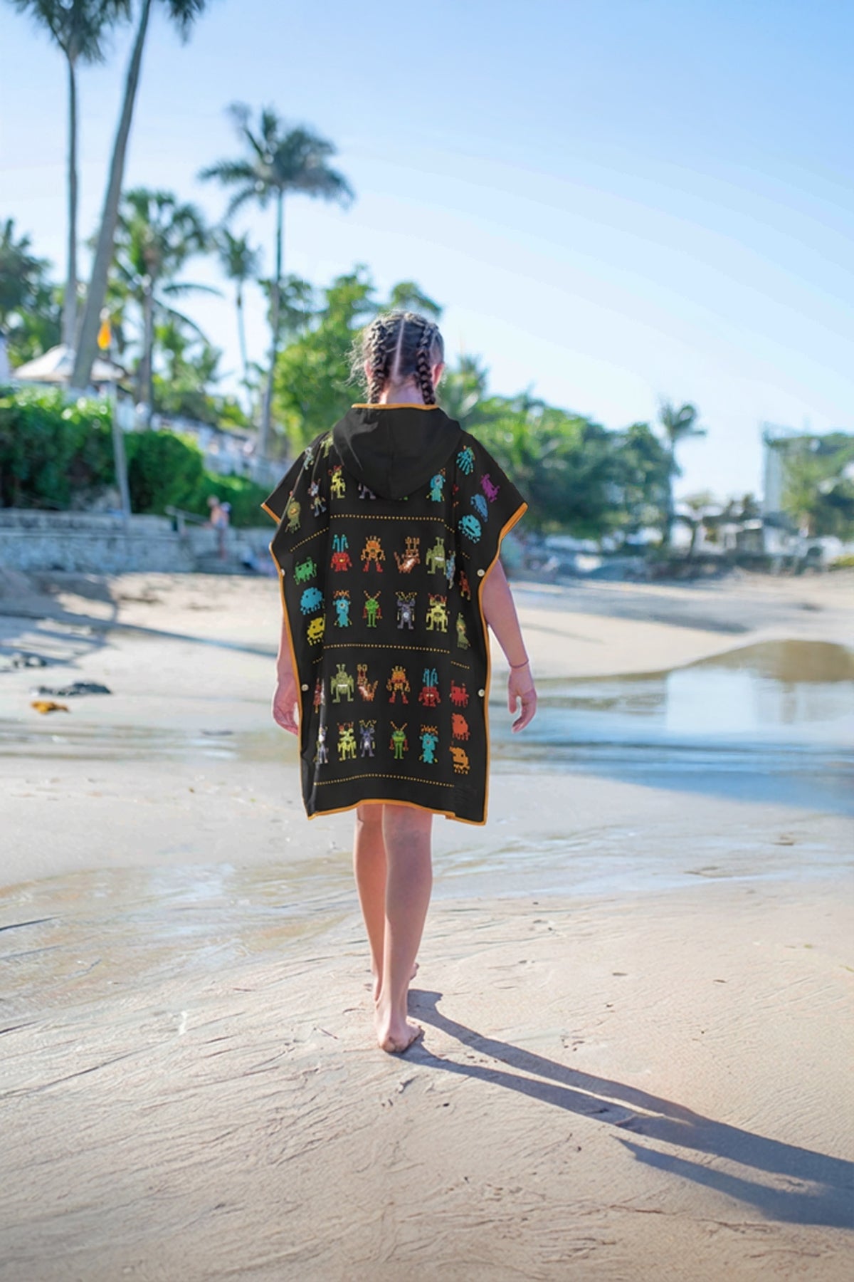 Précommande - Poncho enfant - Pixel Galaxie - Précommande - Poncho enfant - Pixel Galaxie - Solem