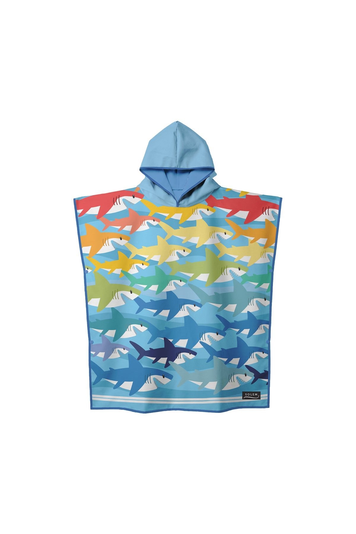 Précommande - Poncho enfant - Requin'Roll - Précommande - Poncho enfant - Requin'Roll - Solem