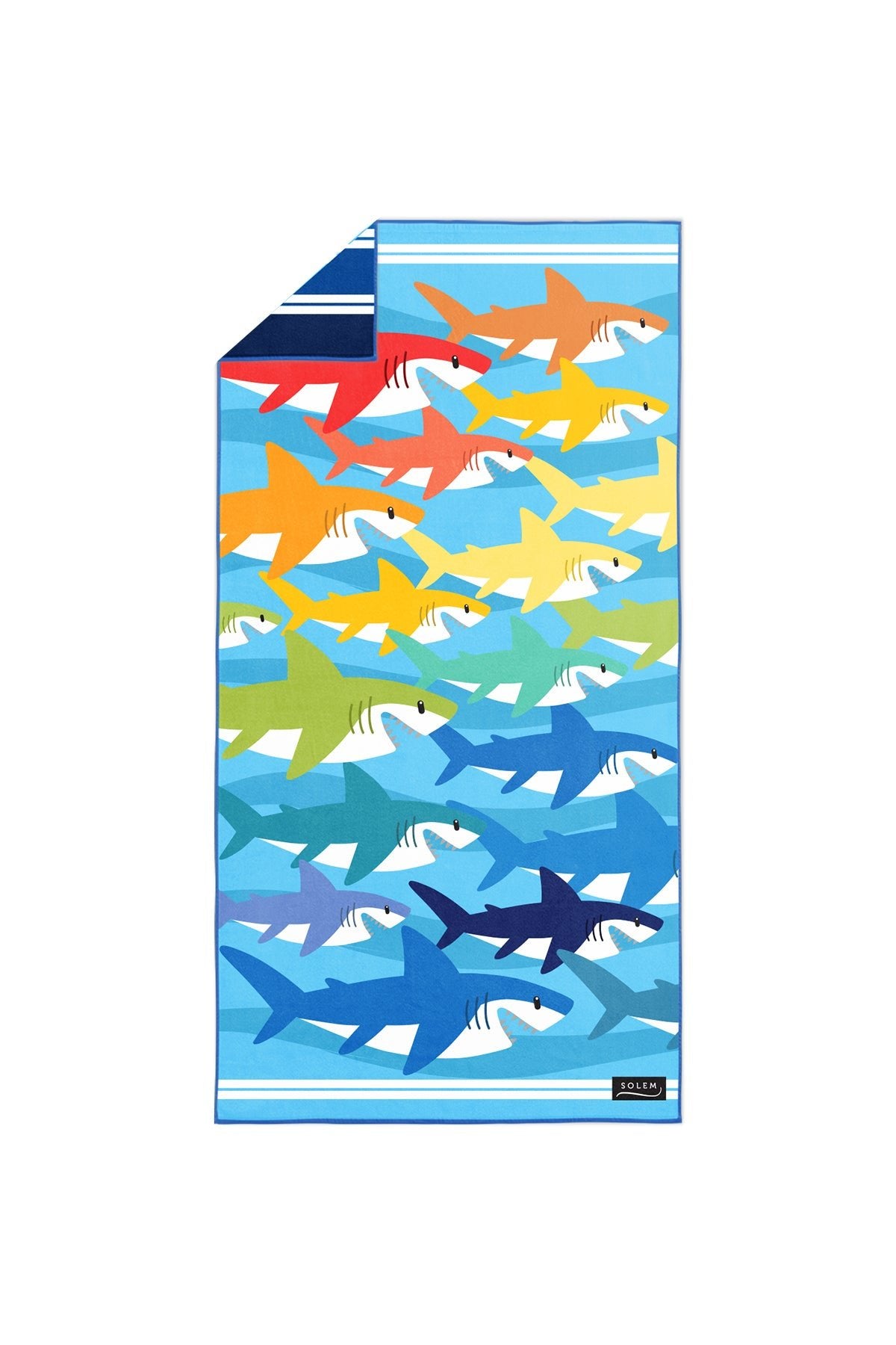 Précommande - Serviette de plage Requin'Roll - Précommande - Serviette de plage Requin'Roll - Solem