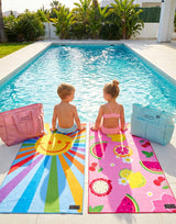 Précommande - Serviette de plage Salade de Fruits - Précommande - Serviette de plage Salade de Fruits - Solem