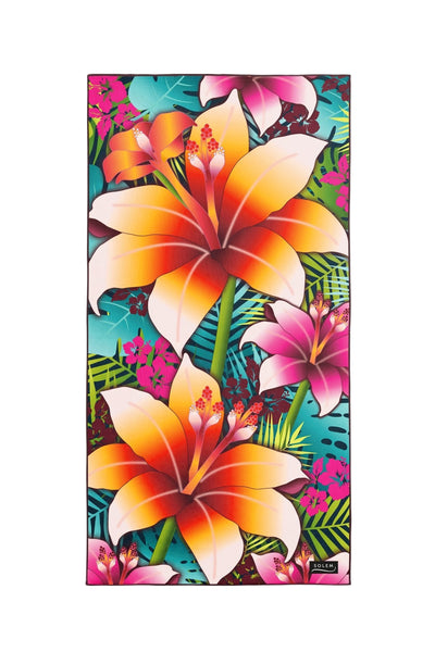 serviette-de-plage-fleurs-de-