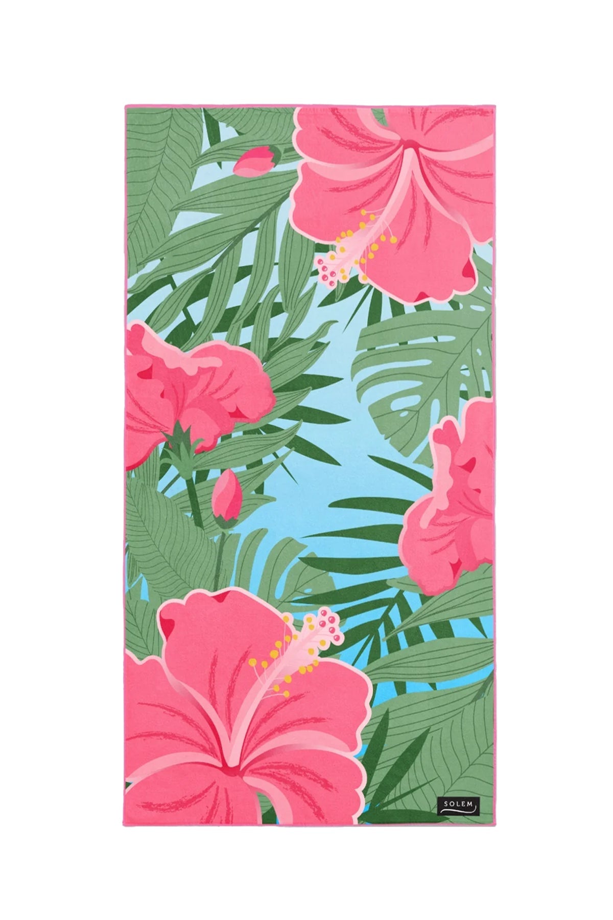 Serviette de plage Fleurs des Îles | XL - Serviette de plage Fleurs des Îles | XL - Solem