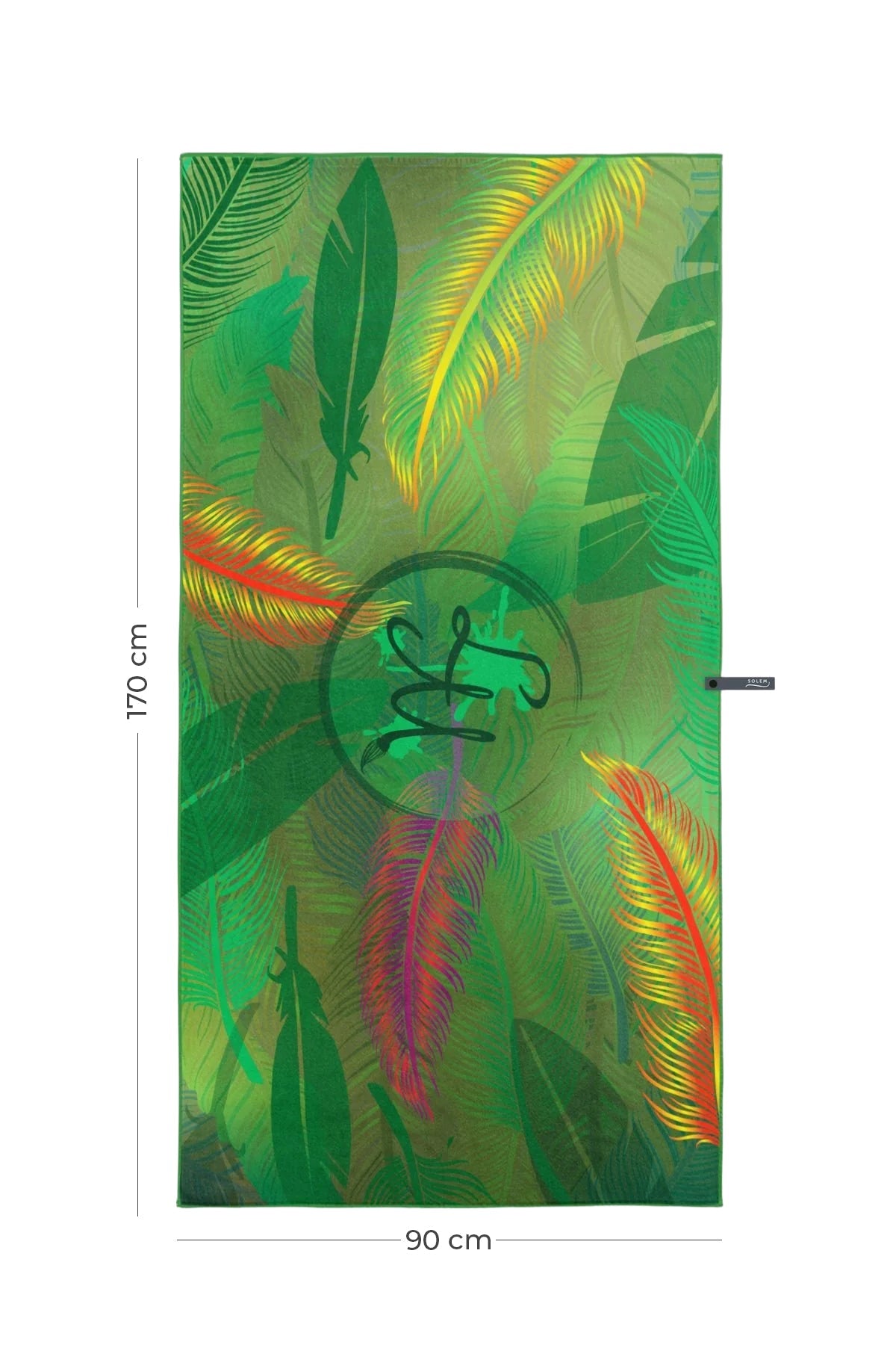 Serviette de plage Le Perroquet « Salut, t’es qui? » | XL - Serviette de plage Le Perroquet « Salut, t’es qui? » | XL - Solem