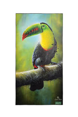 Serviette de plage Le Toucan « Tu viens souvent ici? » | XL - Serviette de plage Le Toucan « Tu viens souvent ici? » | XL - Solem