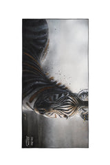 Serviette de plage Le Zèbre « Tout noir ou tout blanc? » | XL - Serviette de plage Le Zèbre « Tout noir ou tout blanc? » | XL - Solem