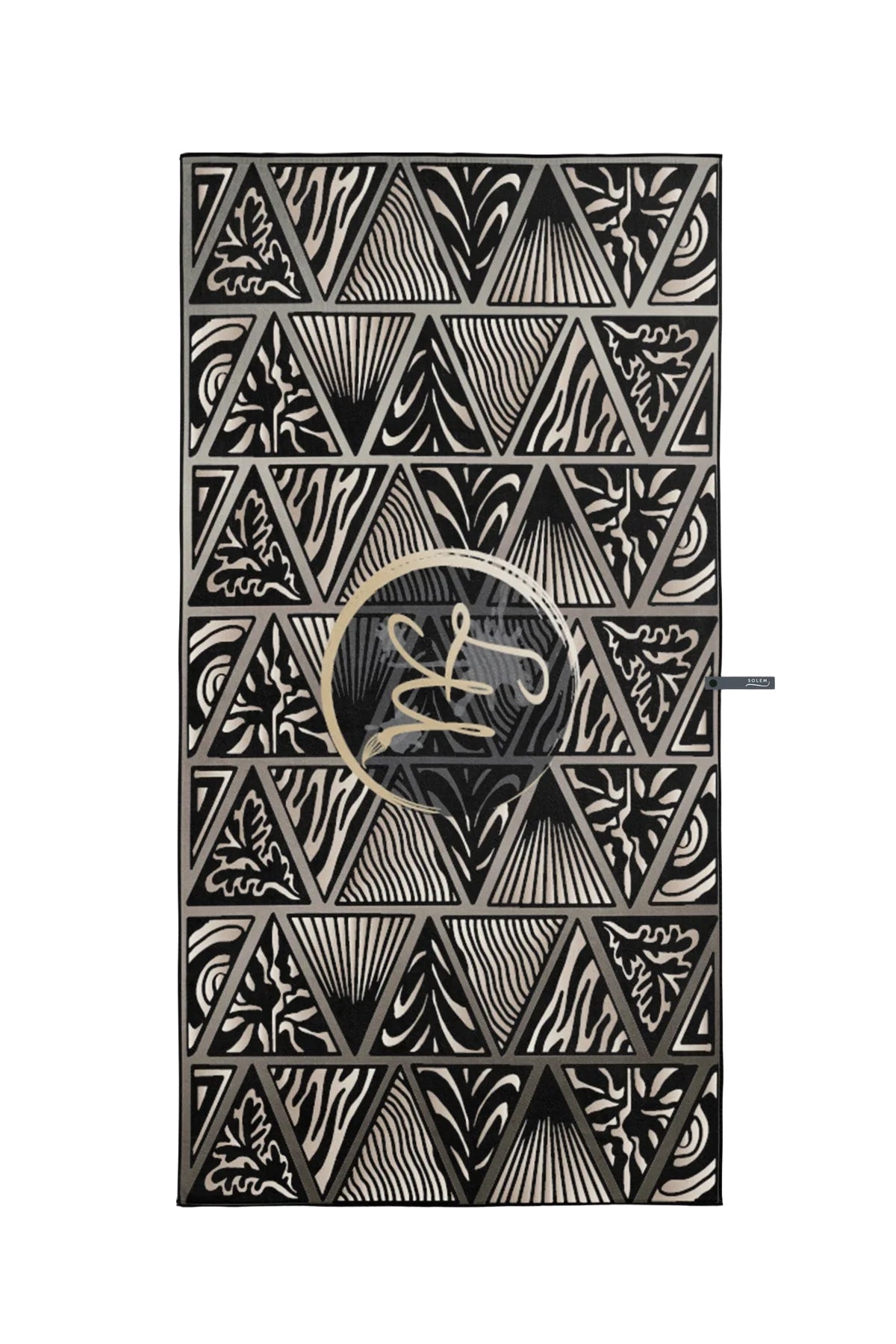 Serviette de plage Le Zèbre « Tout noir ou tout blanc? » | XL - Serviette de plage Le Zèbre « Tout noir ou tout blanc? » | XL - Solem