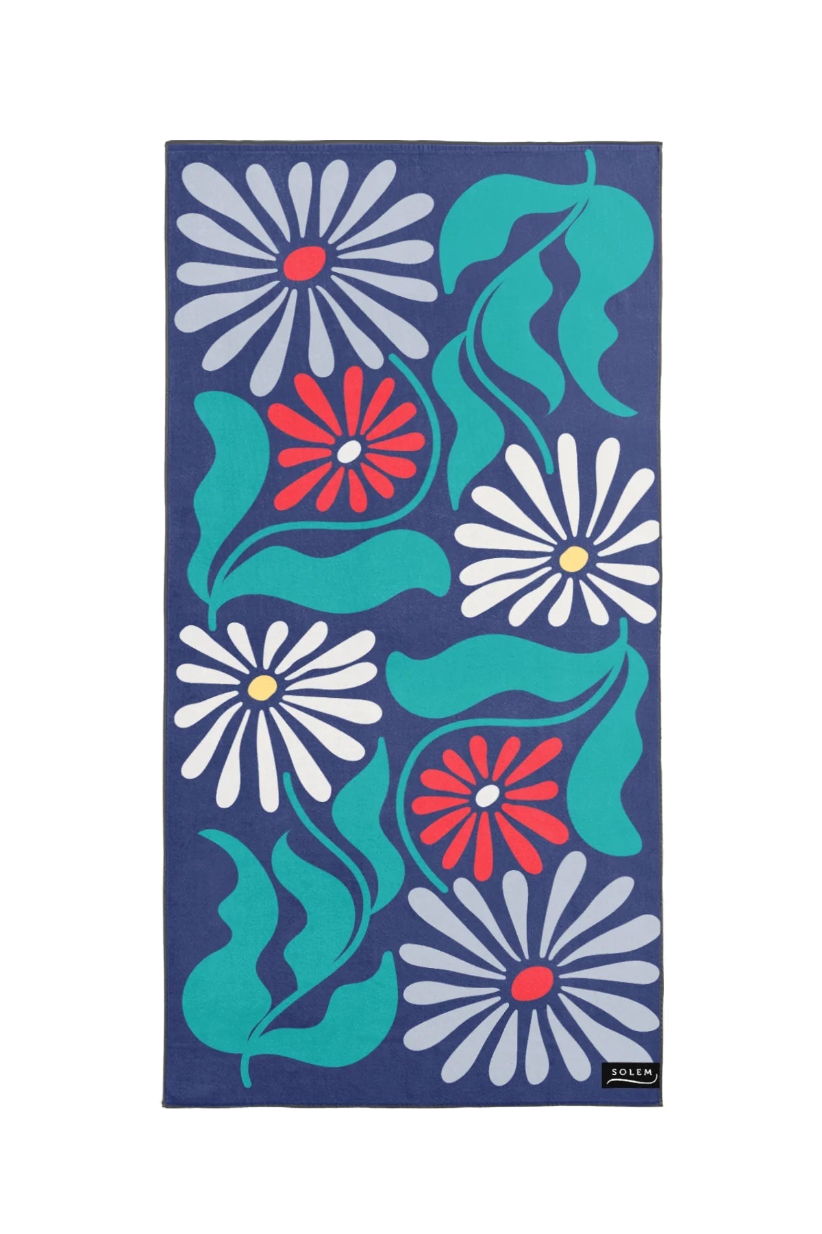 Serviette de plage Rétro Bloom | XL - Serviette de plage Rétro Bloom | XL - Solem