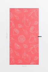 Serviette de plage Rose Citron XL - Serviette de plage Rose Citron XL - Solem