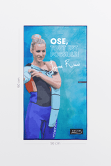 Serviette de sport Ose, tout est possible | Lysanne Richard - Serviette de sport Ose, tout est possible | Lysanne Richard - Solem