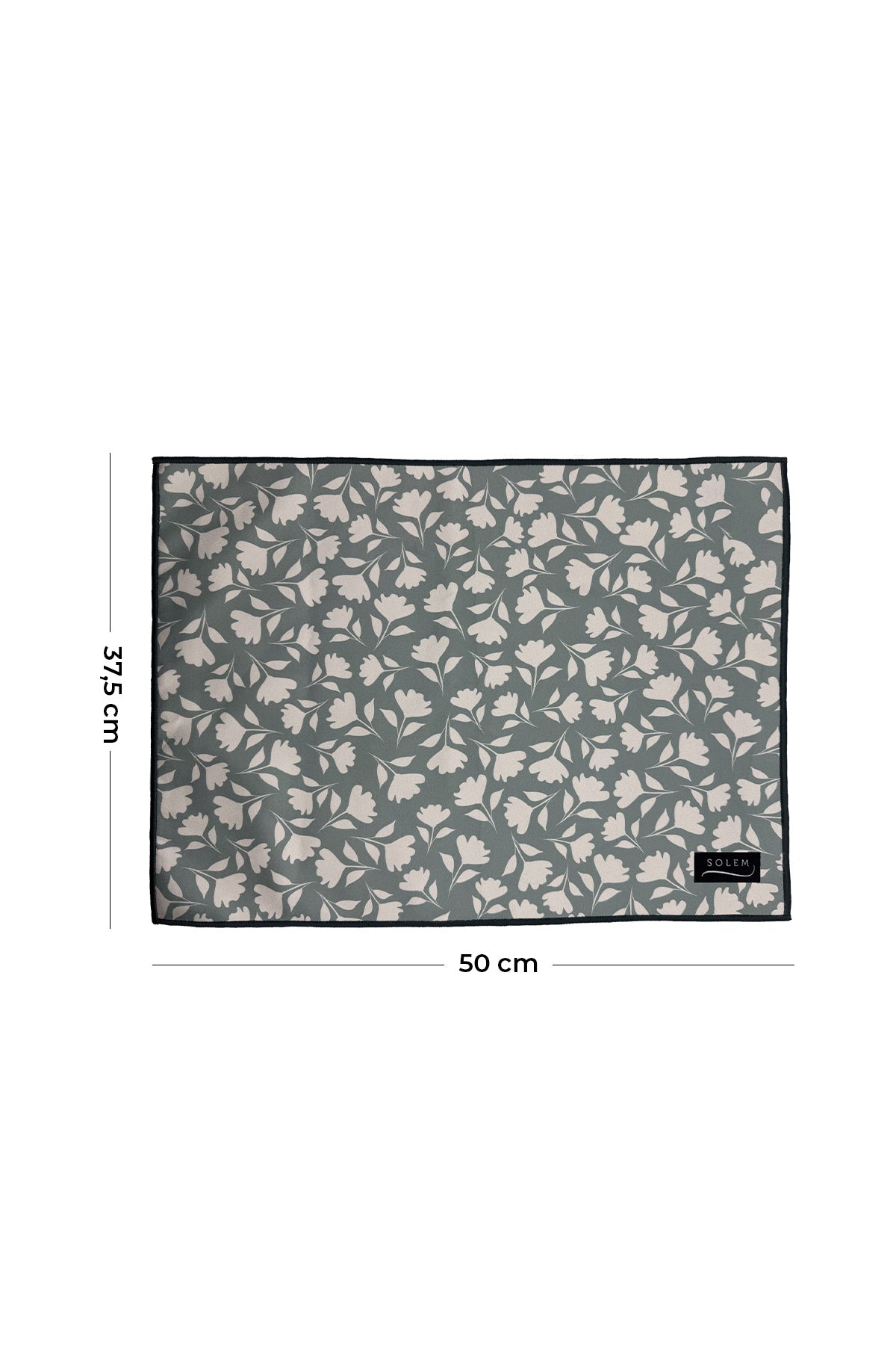 Tapis de séchage pour vaisselle Fleur de sauge (lot de 2) - Tapis de séchage pour vaisselle Fleur de sauge (lot de 2) - Solem