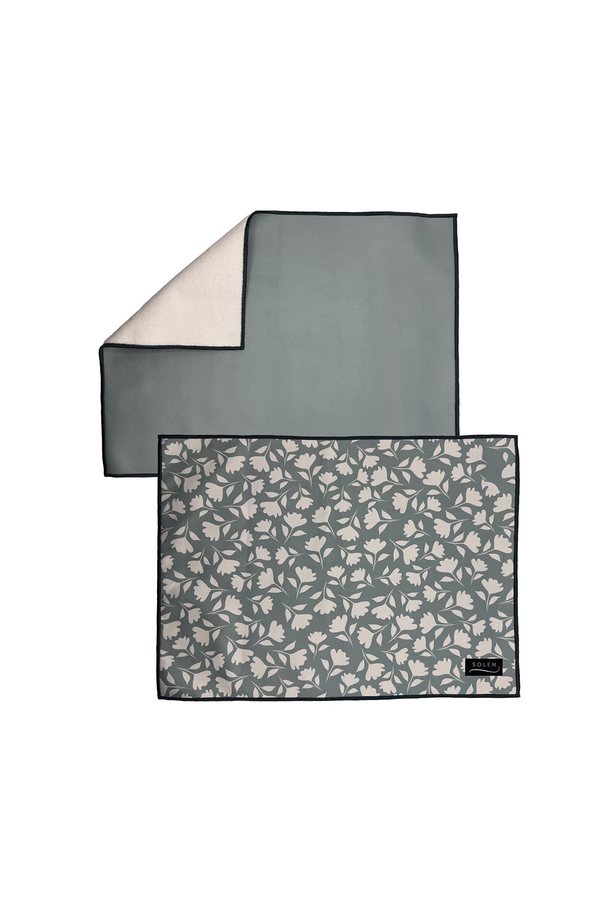Tapis de séchage pour vaisselle Fleur de sauge (lot de 2) - Tapis de séchage pour vaisselle Fleur de sauge (lot de 2) - Solem