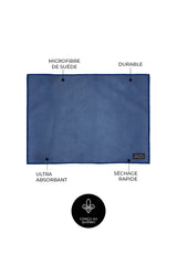 Tapis de séchage pour vaisselle Marine Fleurie (lot de 2) - Tapis de séchage pour vaisselle Marine Fleurie (lot de 2) - Solem