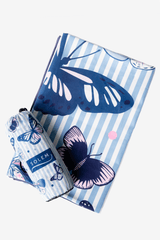 serviette-de-plage-microfibre-solem-pochette-papillons-magiques - La serviette de plage Papillons magiques - Solem