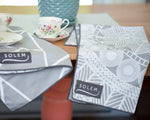 serviettes-vaisselle-microfibre-solem-raffines-lifestyle - Linges à vaisselle Les Raffinés - Gris (Lot de 2) - Solem