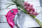 lingette-démaquillante-microfibre-solem-rose-grise-lifestyle - Lingettes démaquillantes - Solem