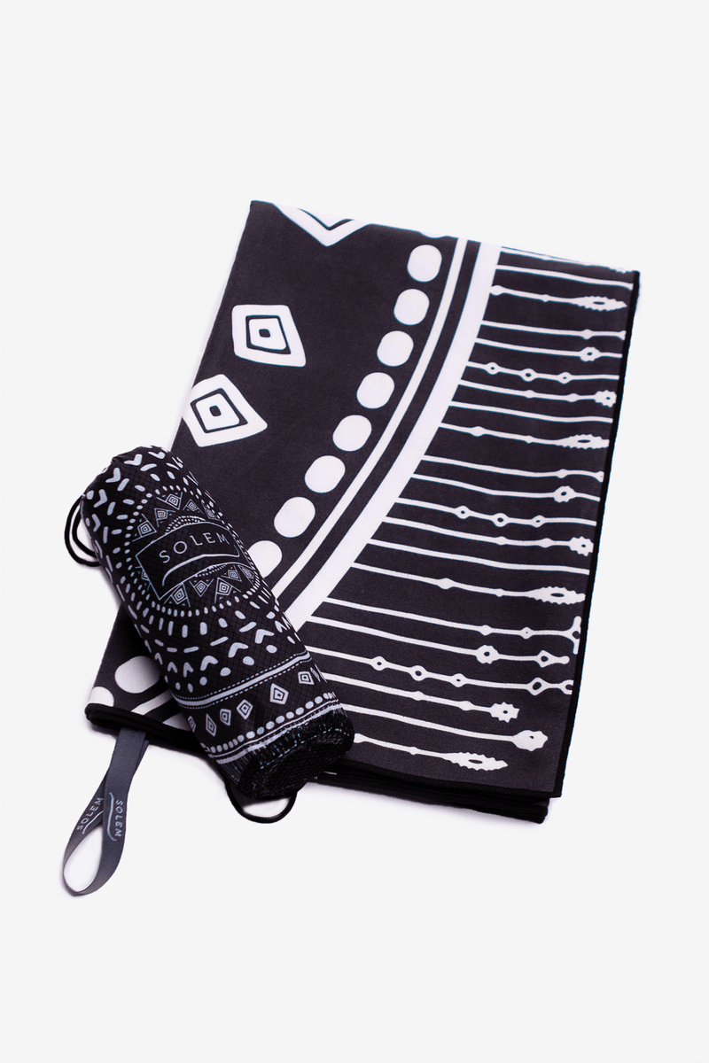 serviette-de-plage-microfibre-solem-pochette-mandala - Serviette de plage La mandala - Solem