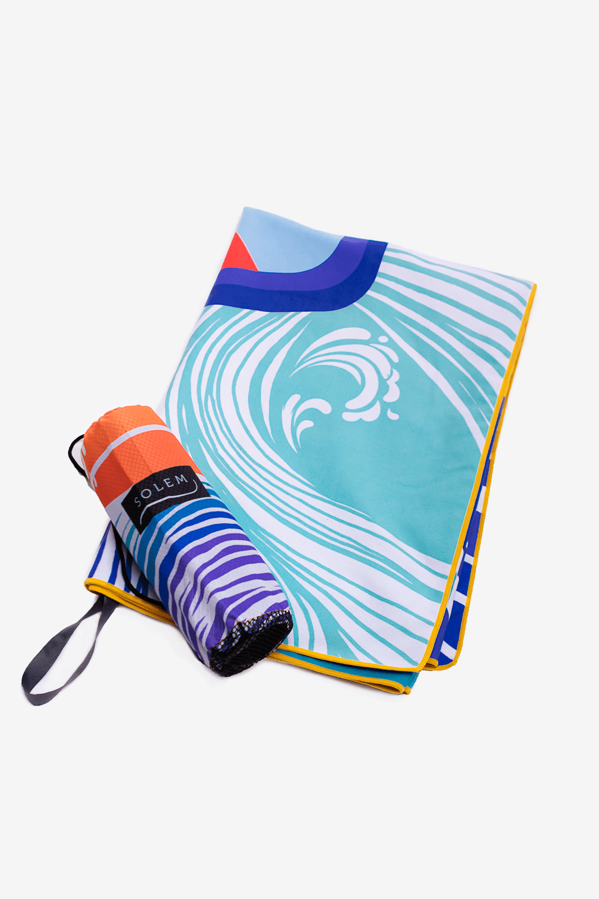 serviette-de-plage-microfibre-solem-pochette-surf - Serviette de plage La surf - Solem