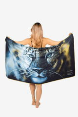 serviette-de-microfibre-solem-leopard - Serviette de plage Le Léopard « Regarde-moi! » | XL - Solem