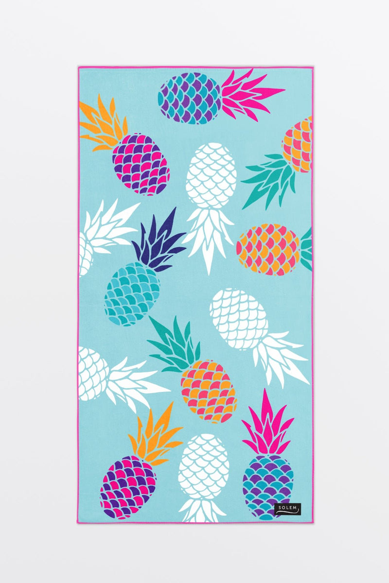 Serviette de plage Les Ananas en folie XL - Serviette de plage Les Ananas en folie XL - Solem