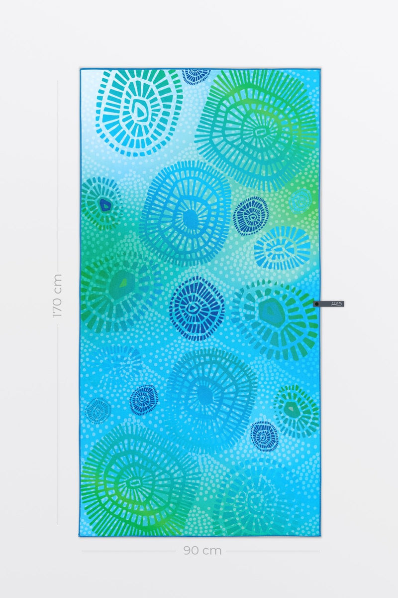 Serviette de plage Les Tortues de mer | XL - Serviette de plage Les Tortues de mer | XL - Solem