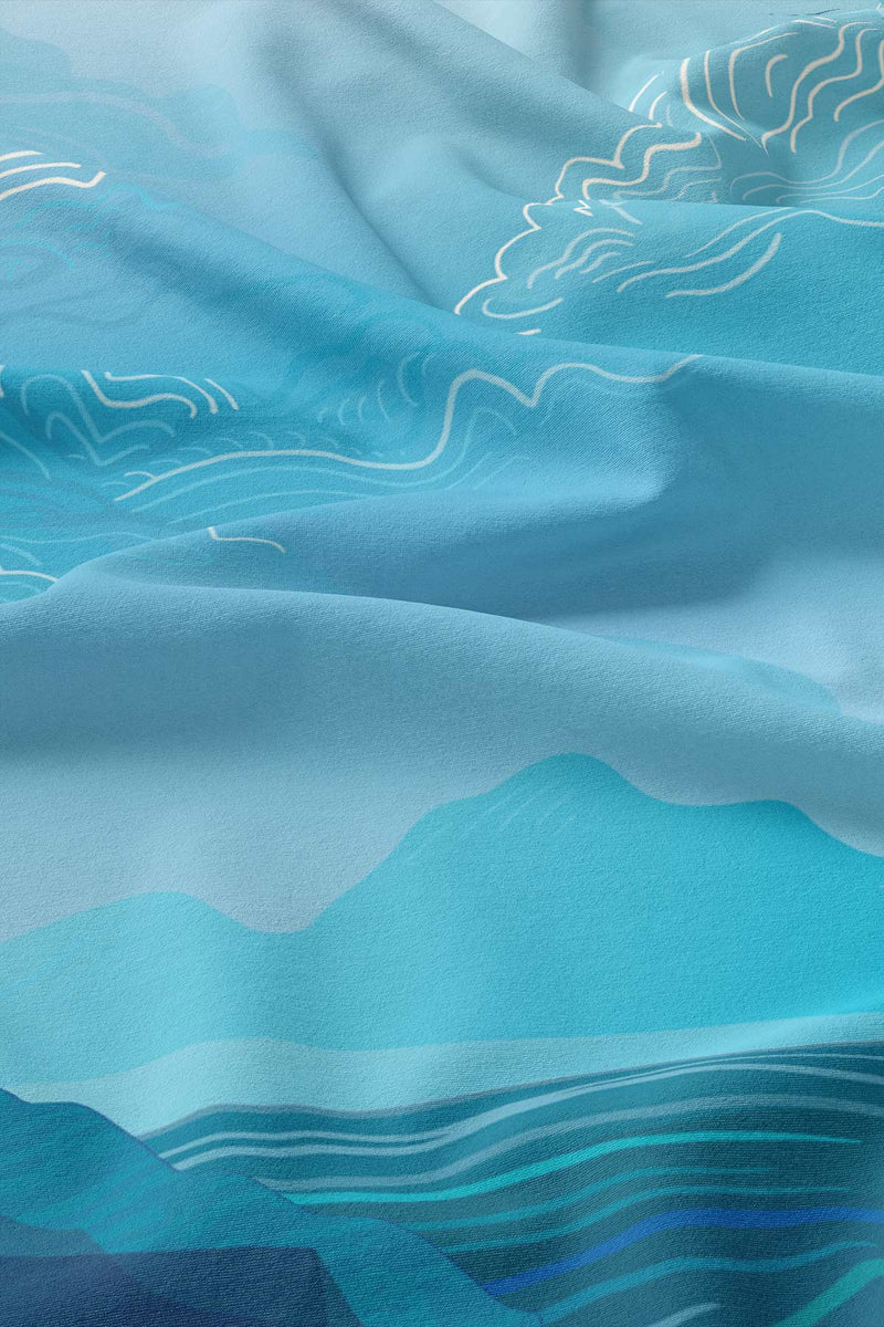 Serviette de plage Toujours plus haut! | Lysanne Richard | XL - Serviette de plage Toujours plus haut! | Lysanne Richard | XL - Solem